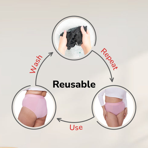 Reusable Period Panty Hiphugger