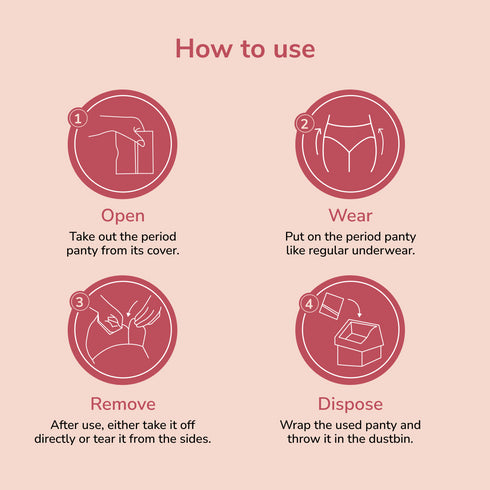 Disposable Period Panty - Pack of 6